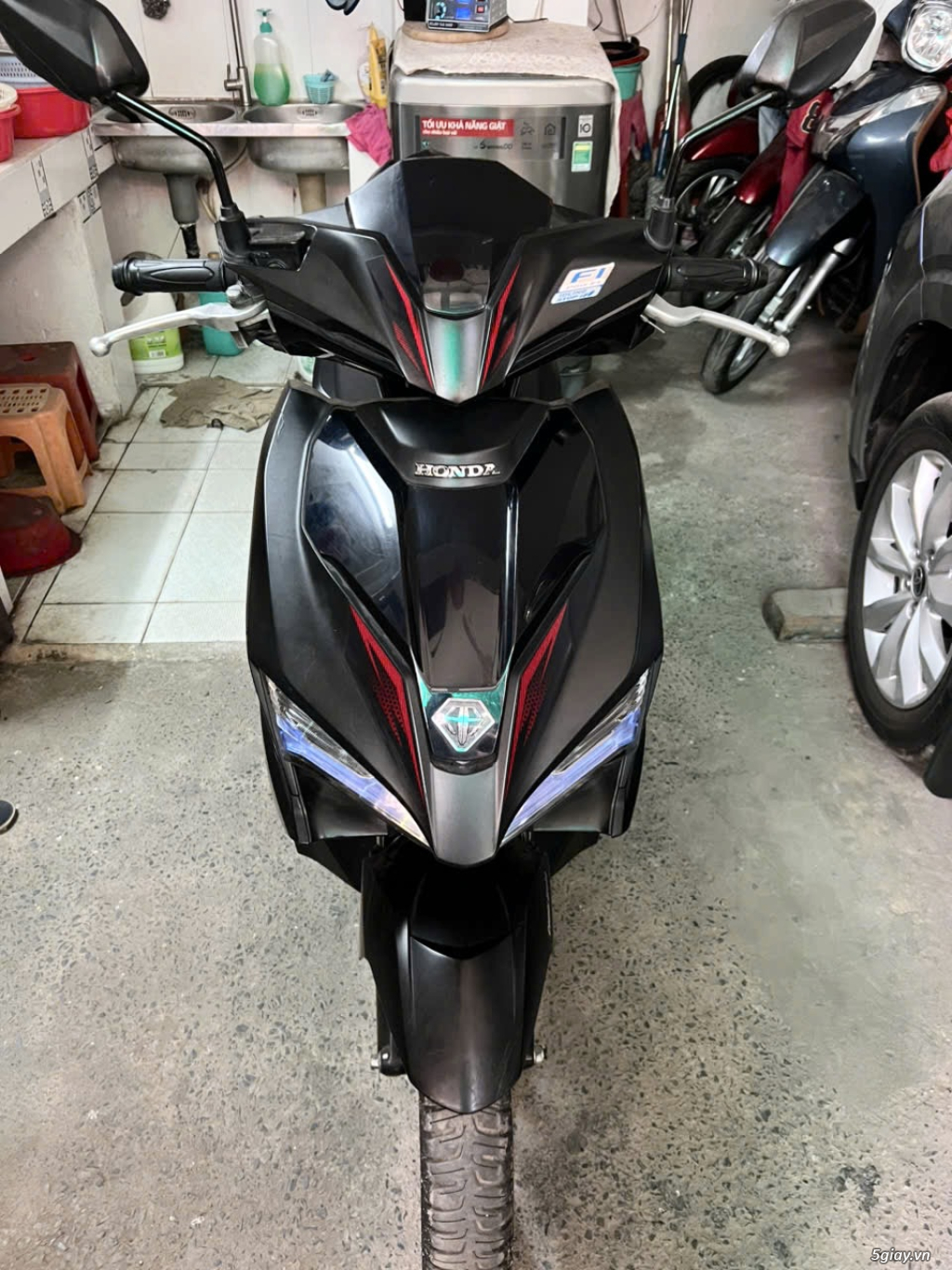 @Để lại Honda AB smartkey đen nhám - 1