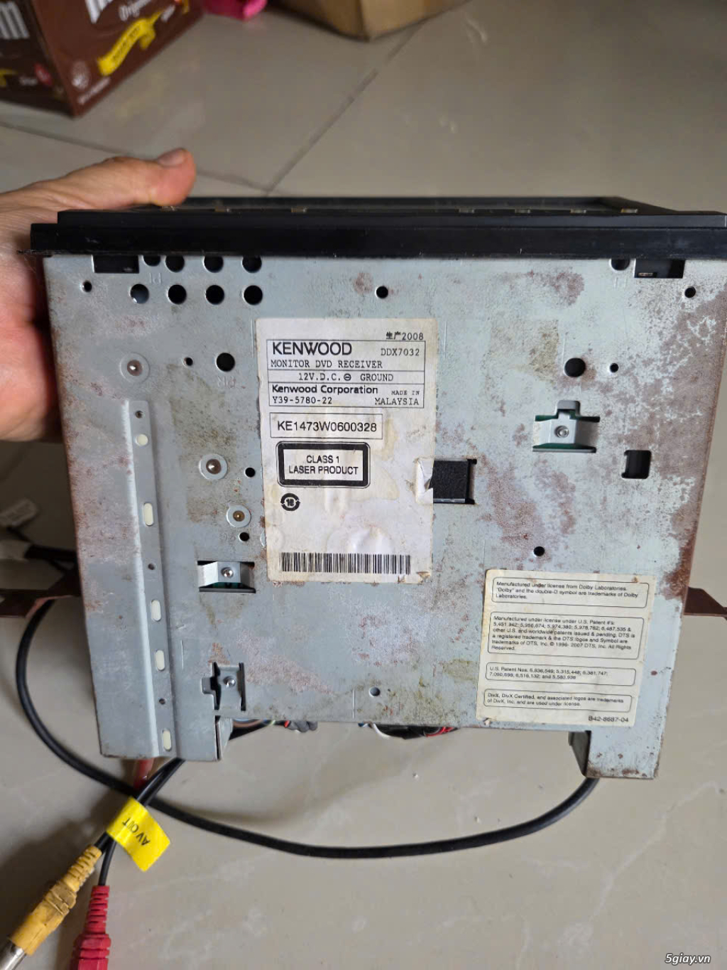 Thanh lý đầu DVD Kenwood tháo xe