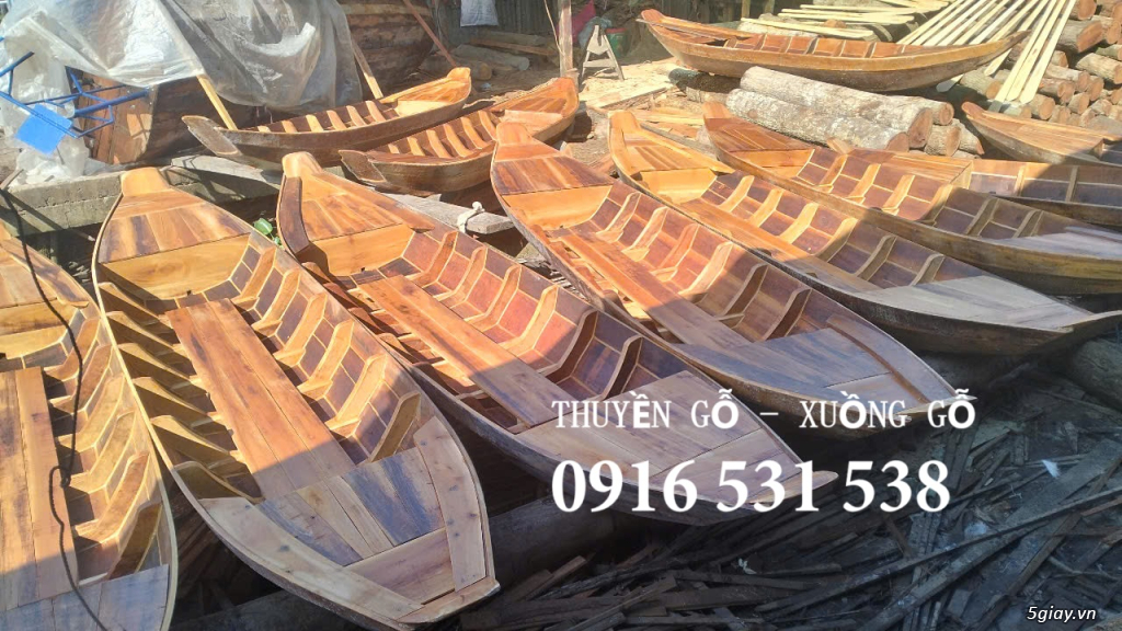 Xuồng cây Miền Tây, Thuyền gỗ Sài Gòn 6m - 3