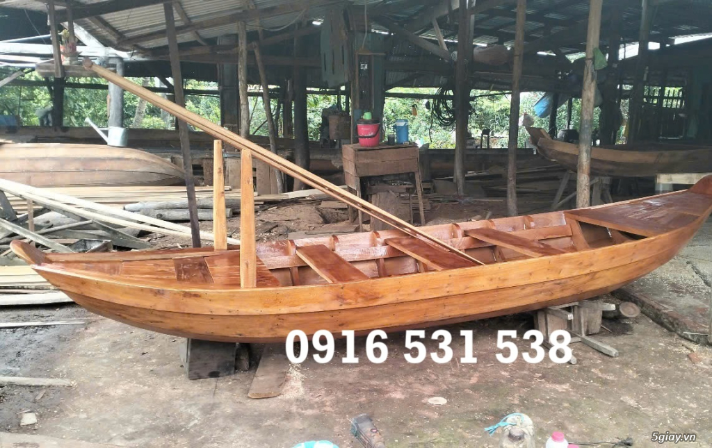 Xuồng cây Miền Tây, Thuyền gỗ Sài Gòn 6m - 1