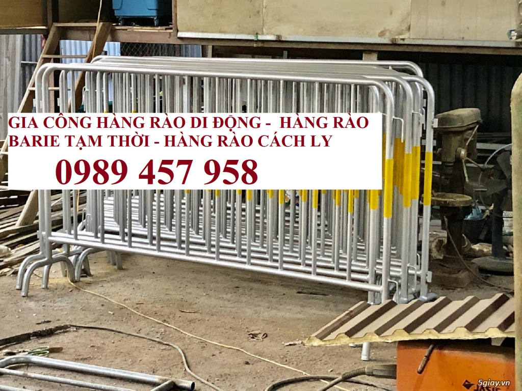 Gia công hàng rào chắn sự kiện, Hàng rào chắn giao thông 1mx2m - 5