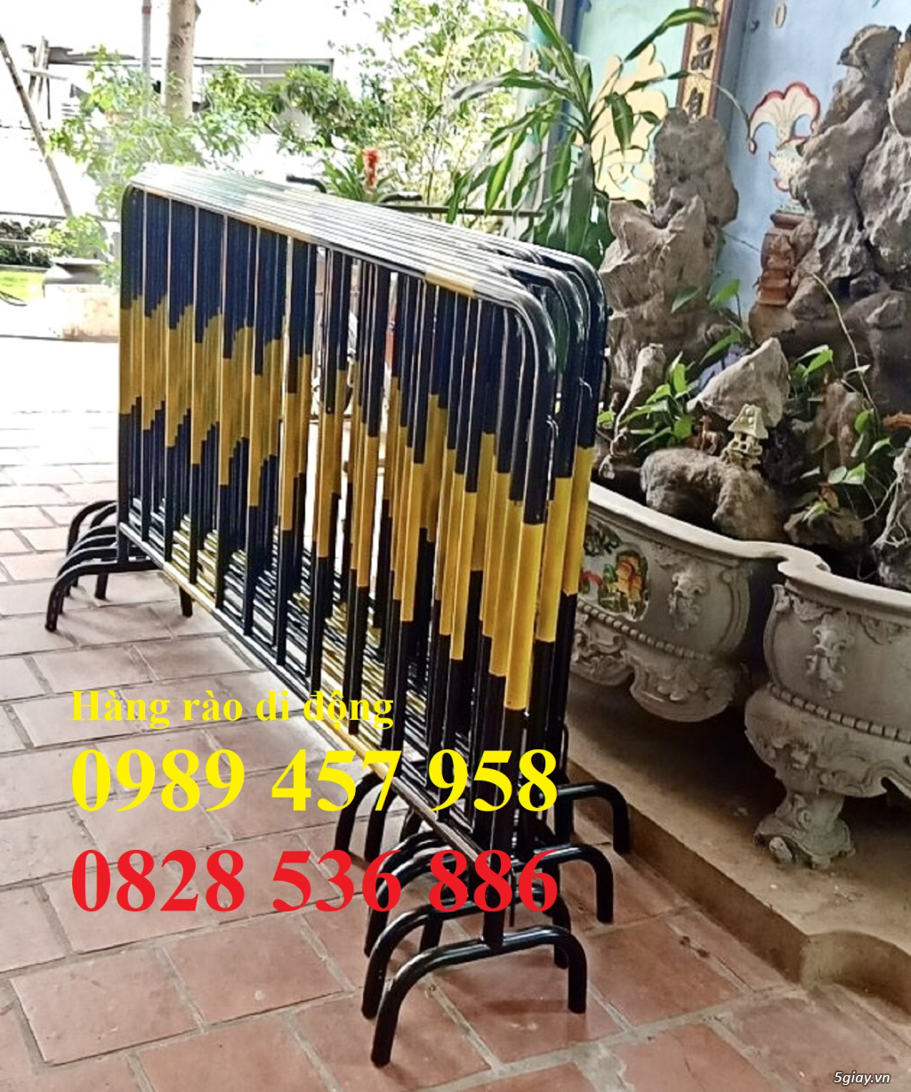Gia công hàng rào chắn sự kiện, Hàng rào chắn giao thông 1mx2m - 4