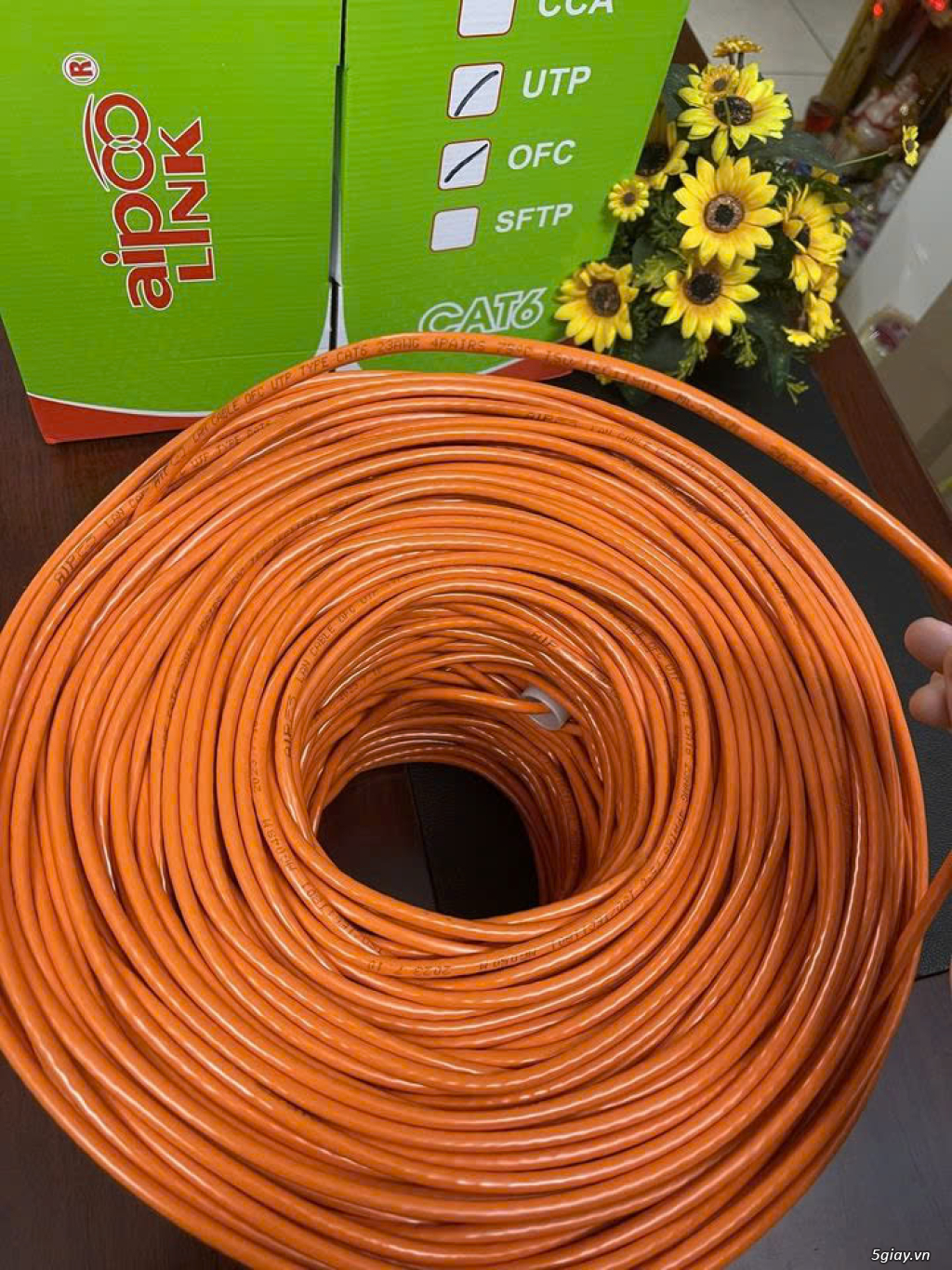 Cáp Mạng Aipoolink Cable UTP Cat6 OFC (100% đồng) - 4