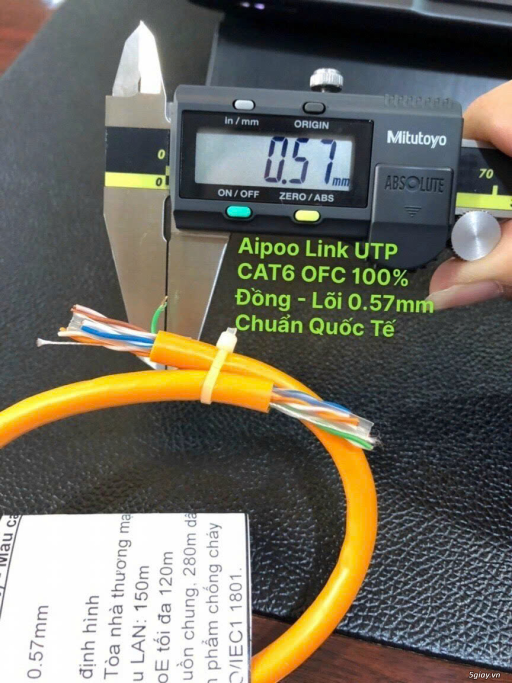 Cáp Mạng Aipoolink Cable UTP Cat6 OFC (100% đồng) - 3