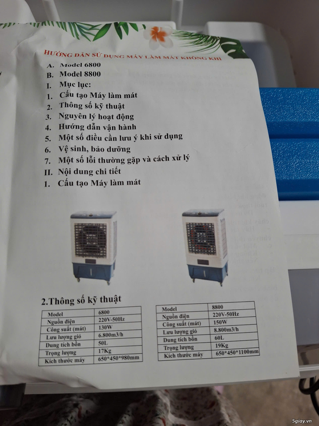 Thanh lý quạt làm mát hàng cty Ha-6800 mới chưa qua sử dụng - 2
