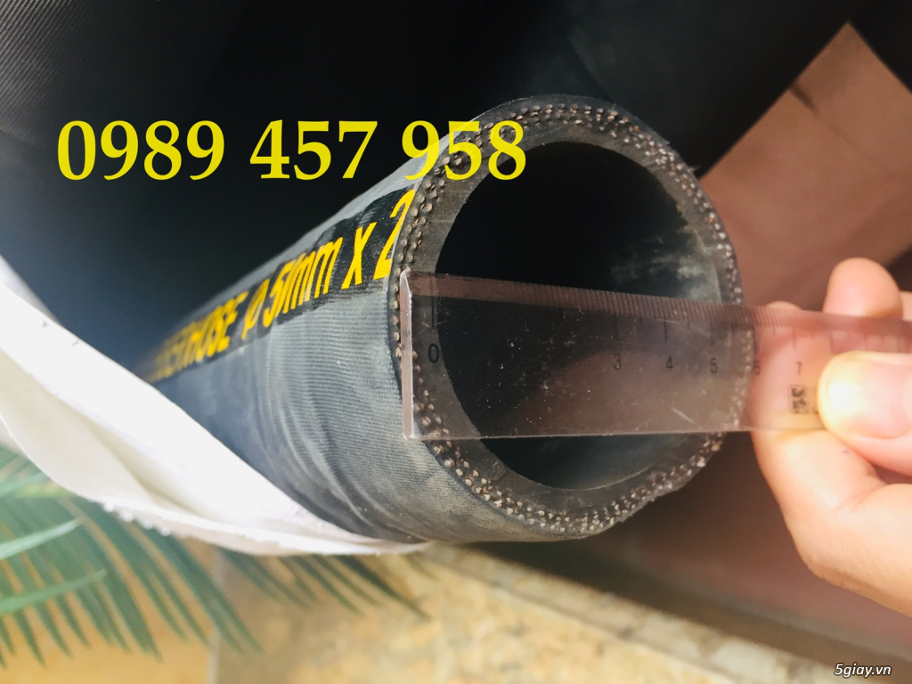 Ống cao su bố vải D32, Vòi cao su hút bê tông, Ống cao su hút cát - 3