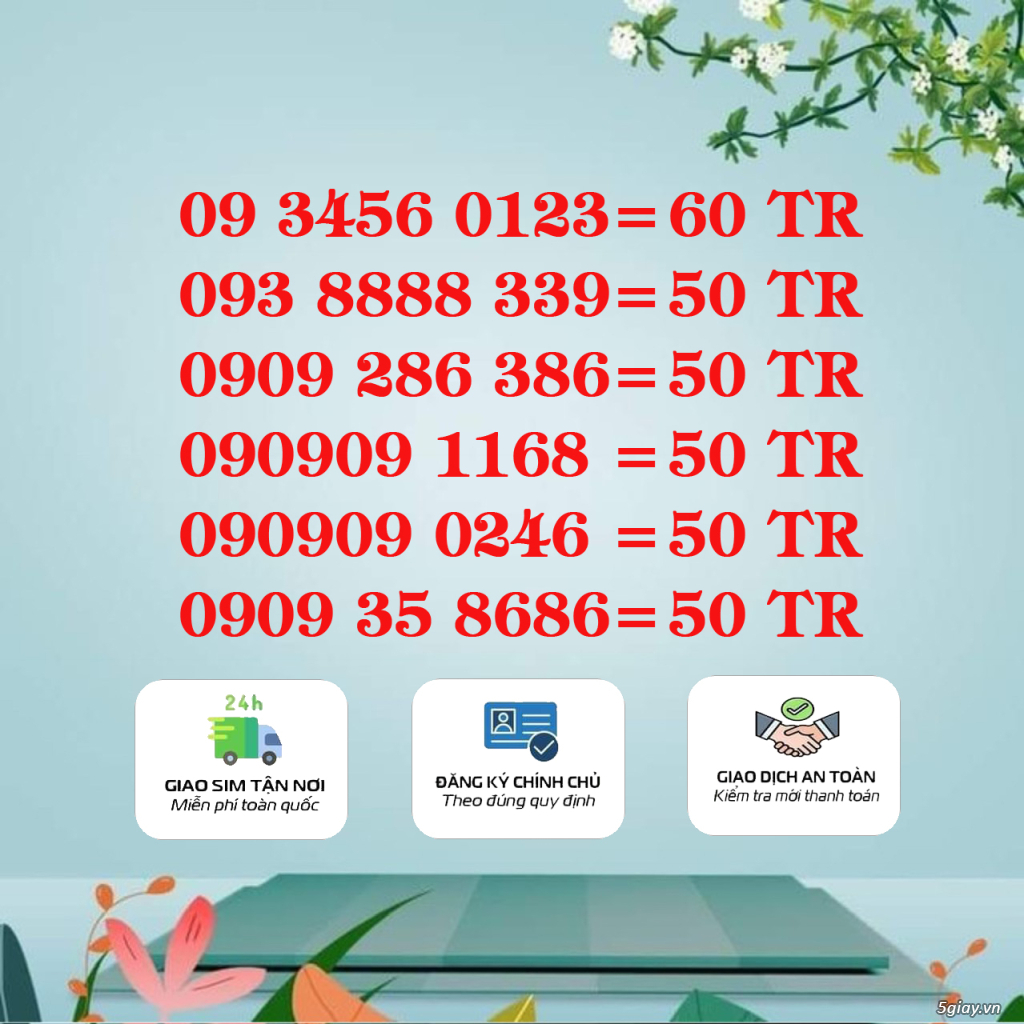 Cần bán 0909.338.999-0909.86.87.88-0903.123.666-0909.68.38.68,....