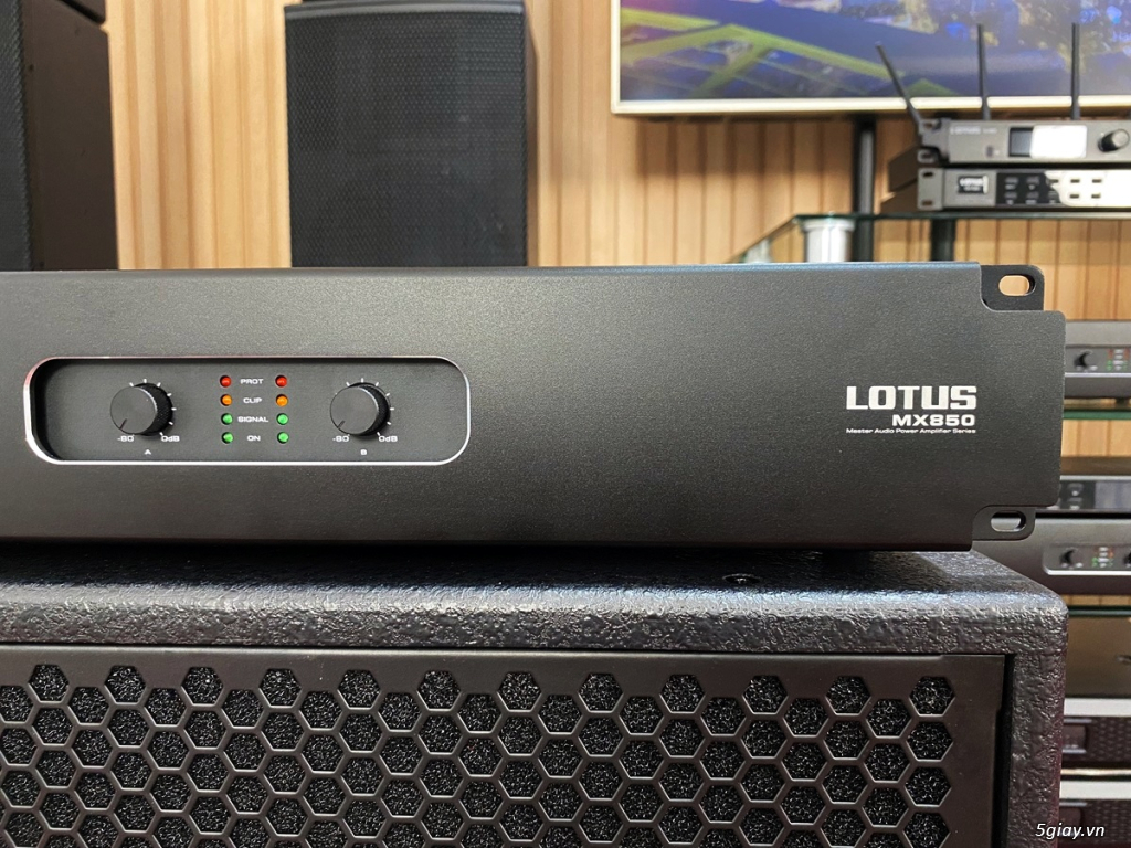 Bộ khuếch đại công suất LOTUS MX850. Hàng nhập khẩu cao cấp! - 3