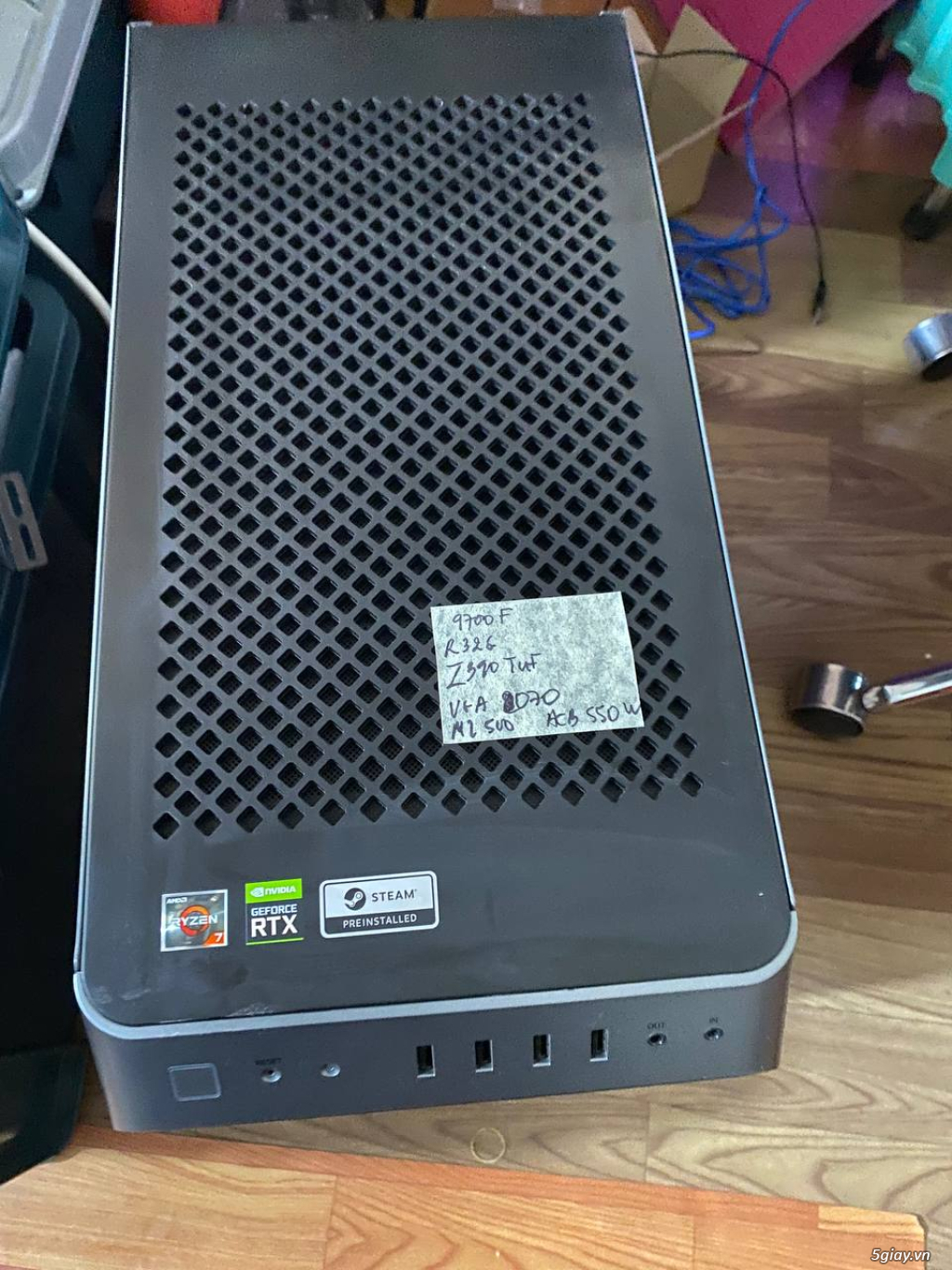 Thùng Nhật về i7 9700f  2070 Ram 32gb led đẹp rẻ zin nguyên con - 3