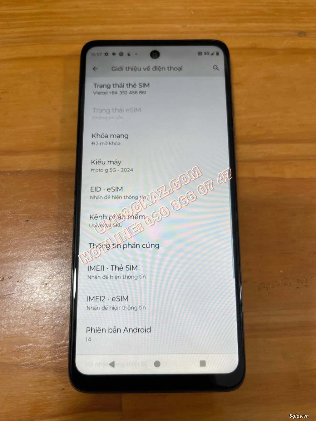 Unlock Motorola Moto G 5G, G Power 2024 giá rẻ - 1