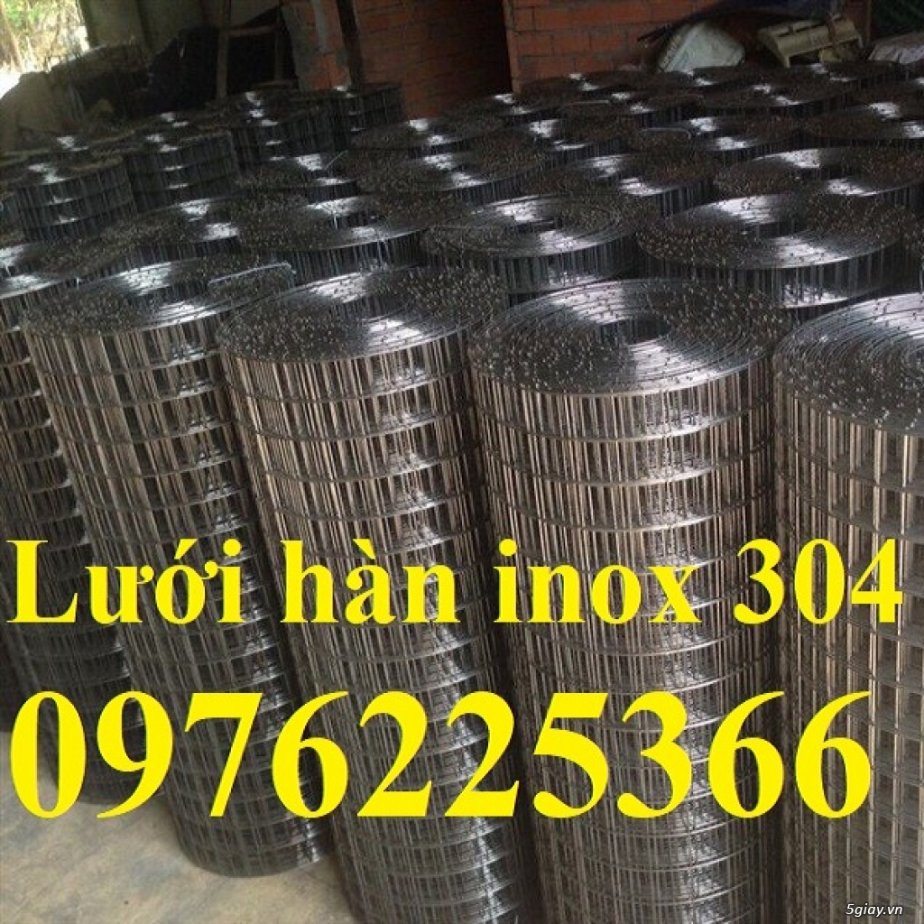 Lưới hàn inox 304 ô 3.5cm dày 2.5ly - 1
