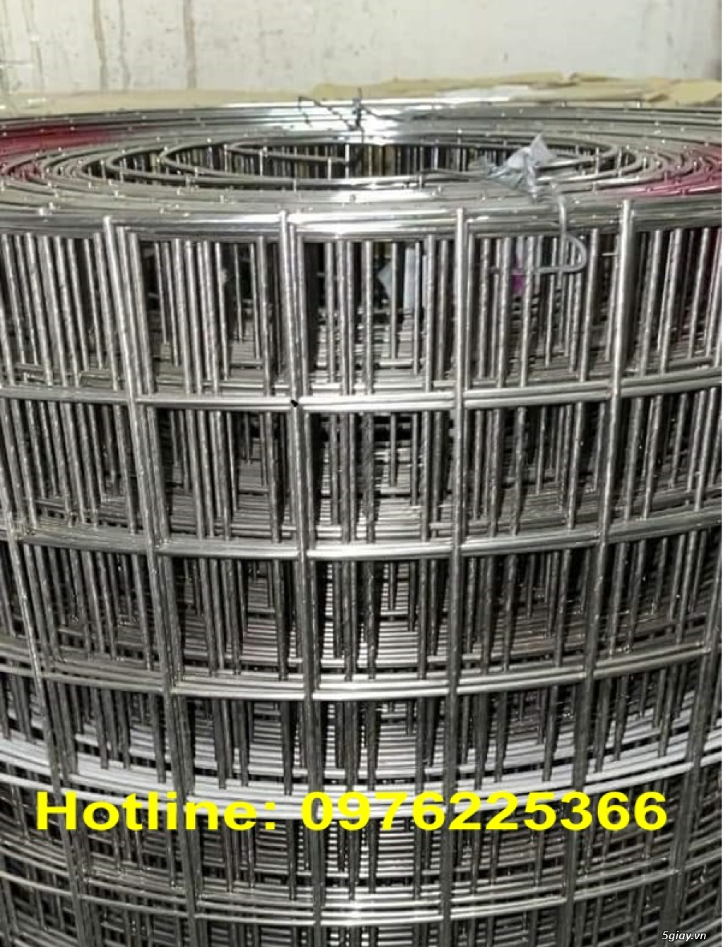 Lưới hàn inox 304 ô 3.5cm dày 2.5ly - 3