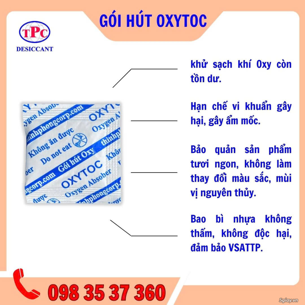 Thịnh Phong cung cấp gói hút oxy - Oxytoc - 1