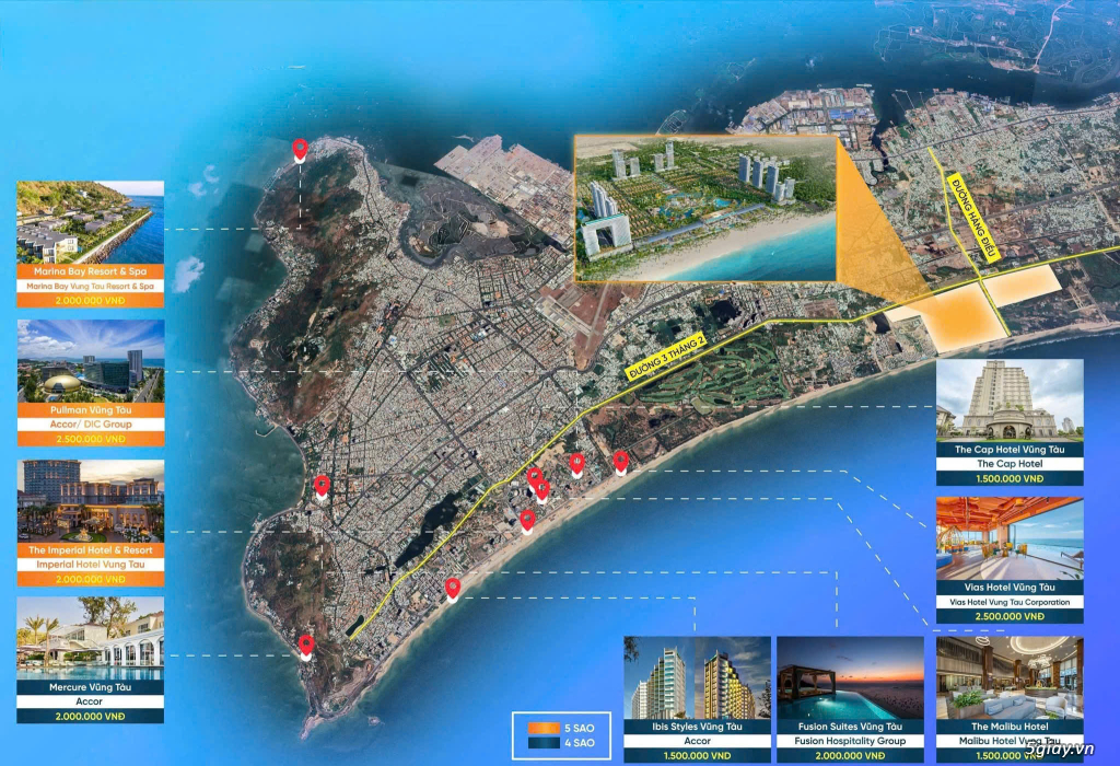 Siêu Dự Án Blanca City ven biển tại Vũng Tàu của CĐT SunGroup