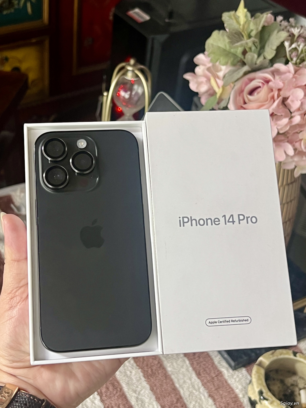 14 Pro 128g Mỹ. Pin 100%. Full box. BH 8-2025 !