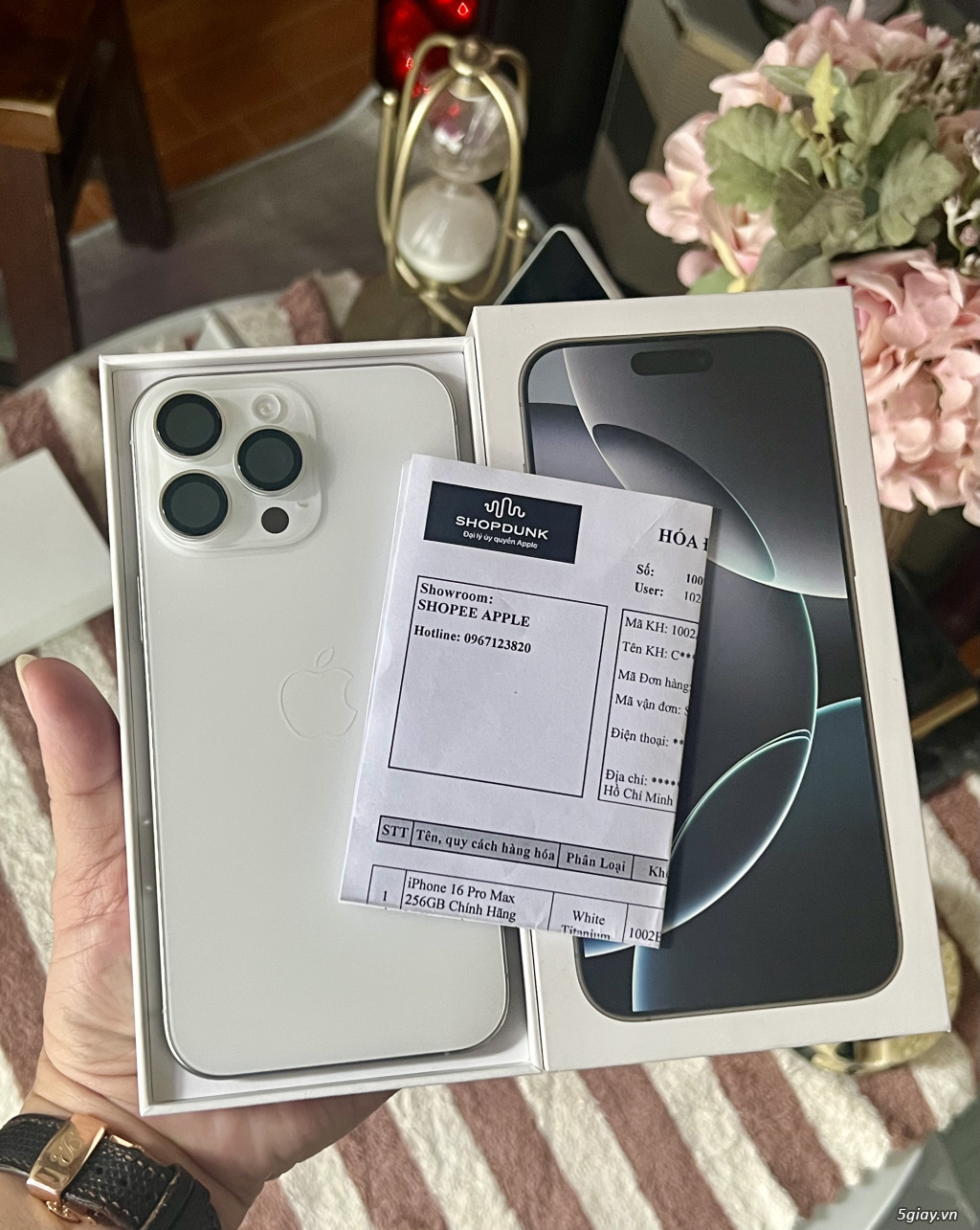 16 Pro max 256g White VN Mới. BH 2-2026 !