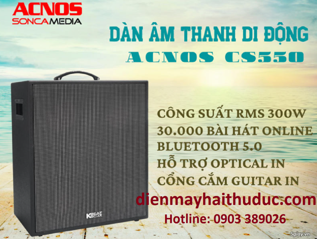 Loa Acnos CS550 đến từ nhà máy Hammer Hàn Quốc - 2