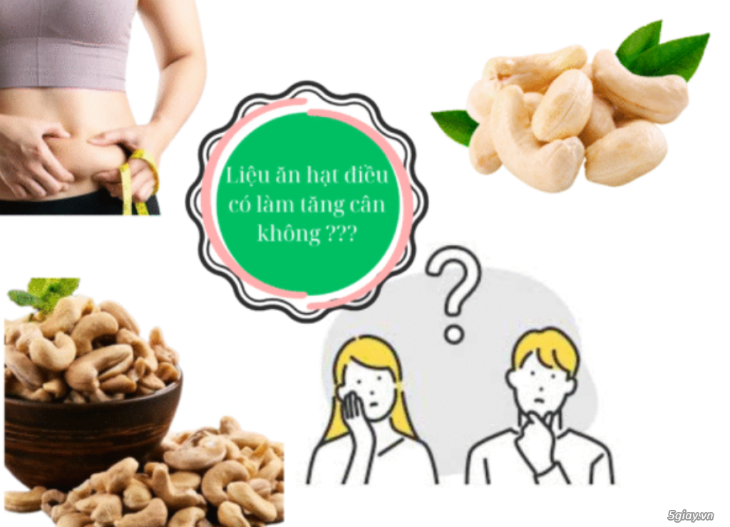 Hạt điều: Ăn vào có tăng cân không? Sự thật về calo và mẹo ăn không l