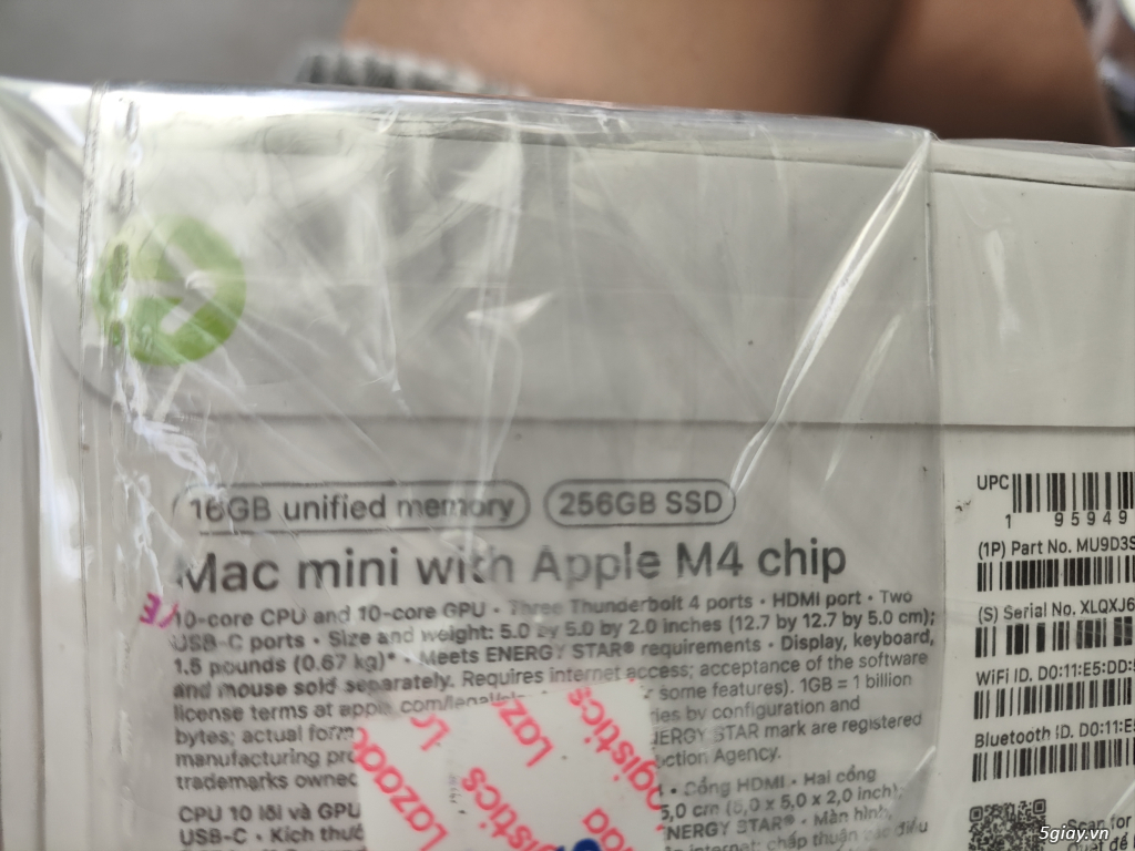 Mac Mini M4 16|256 NewSeal chua acive
