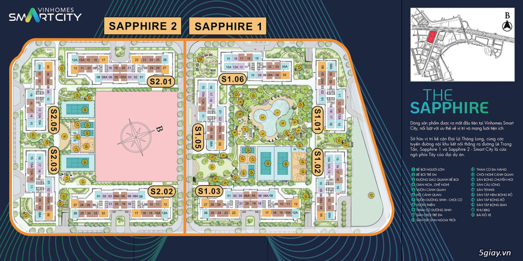 Căn hộ đẹp – Pháp lý rõ – Vị trí trung tâm S203 Vinhomes Smart City - 2
