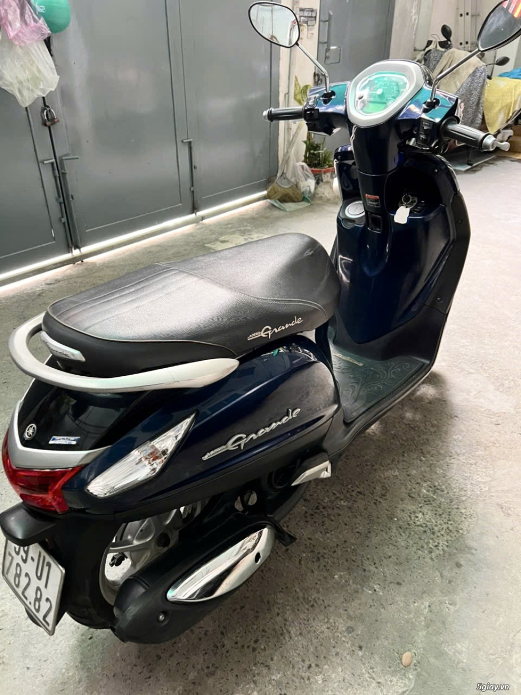 @Để lại xe Yamaha Grande Xanh - 1