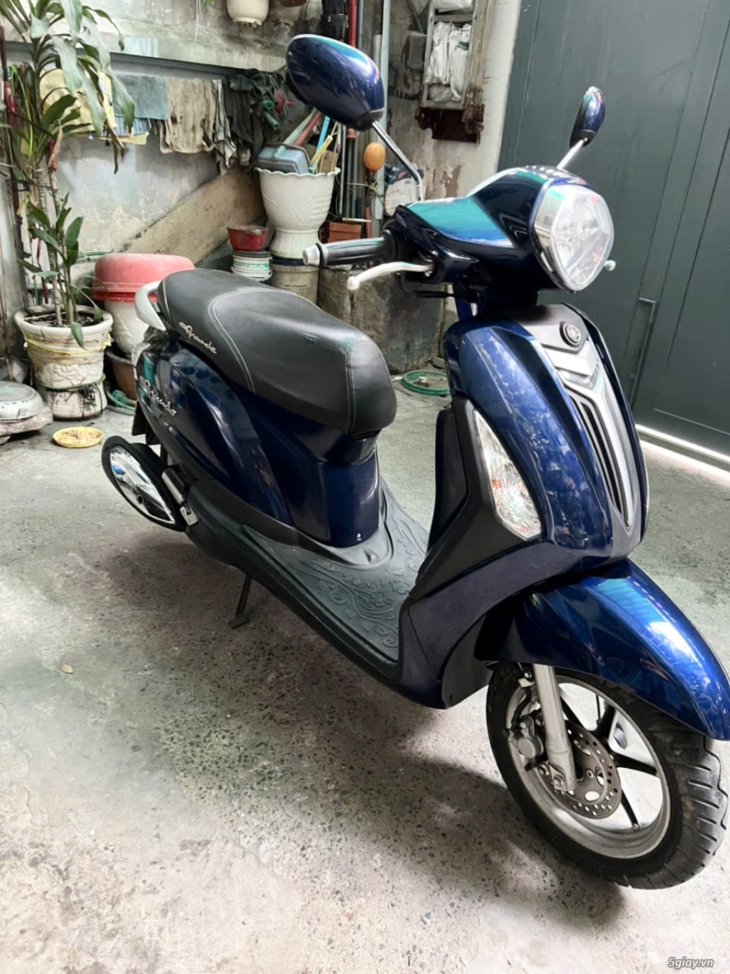 @Để lại xe Yamaha Grande Xanh - 3