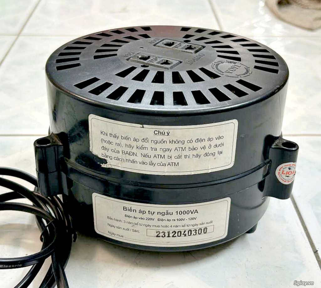 9 : Một số lọc điện hàng bãi Japan & Biến áp cách li & biến áp...cập nhật - 17