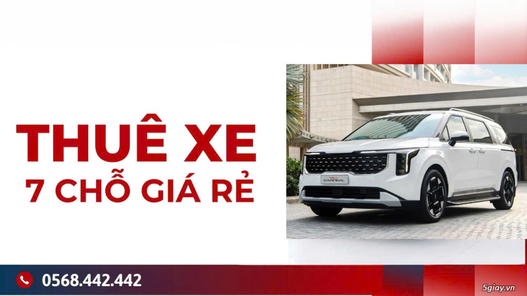 Thuê xe 7 chỗ có tài xế – Phục vụ tận nơi tại Cần Thơ