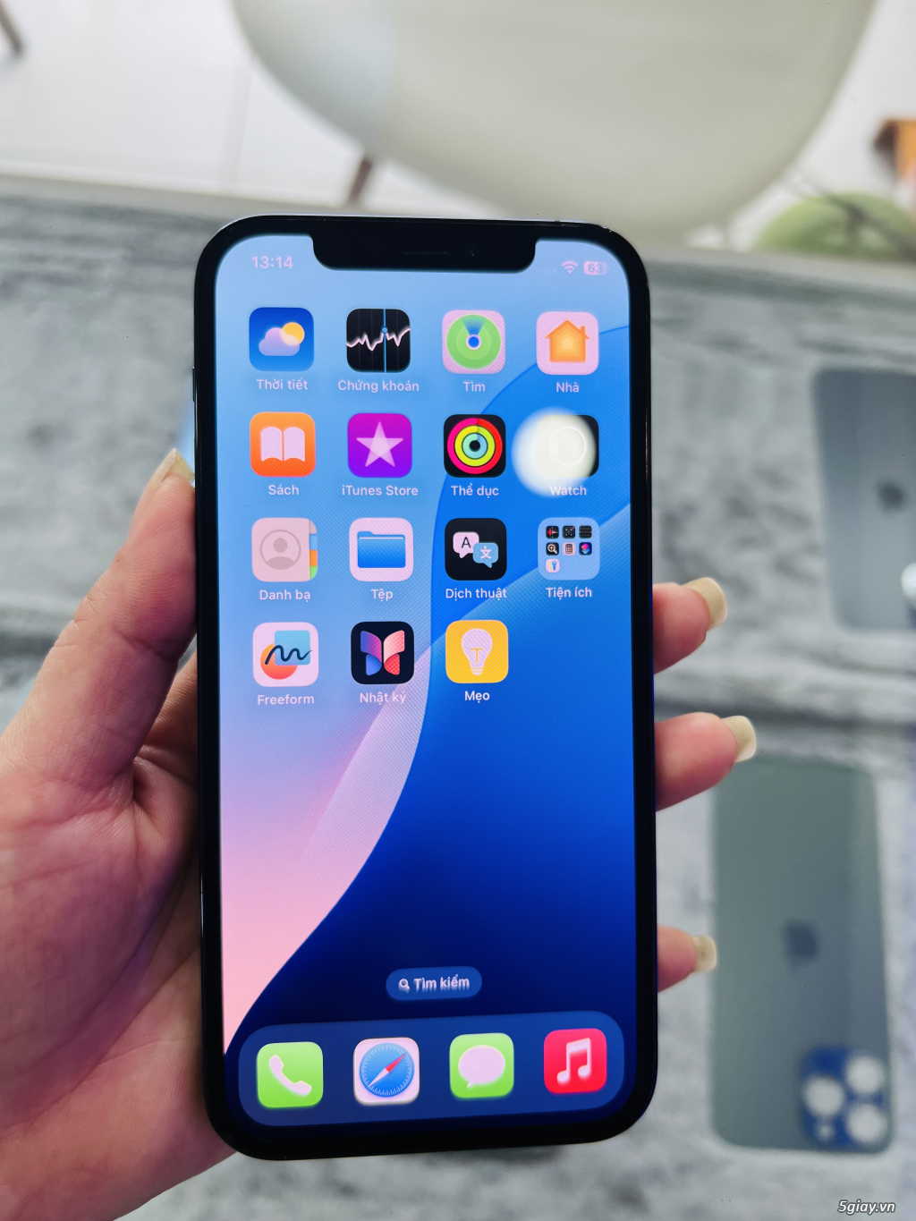 Iphone 12pro 256gb màu xanh máy quốc tế - 2