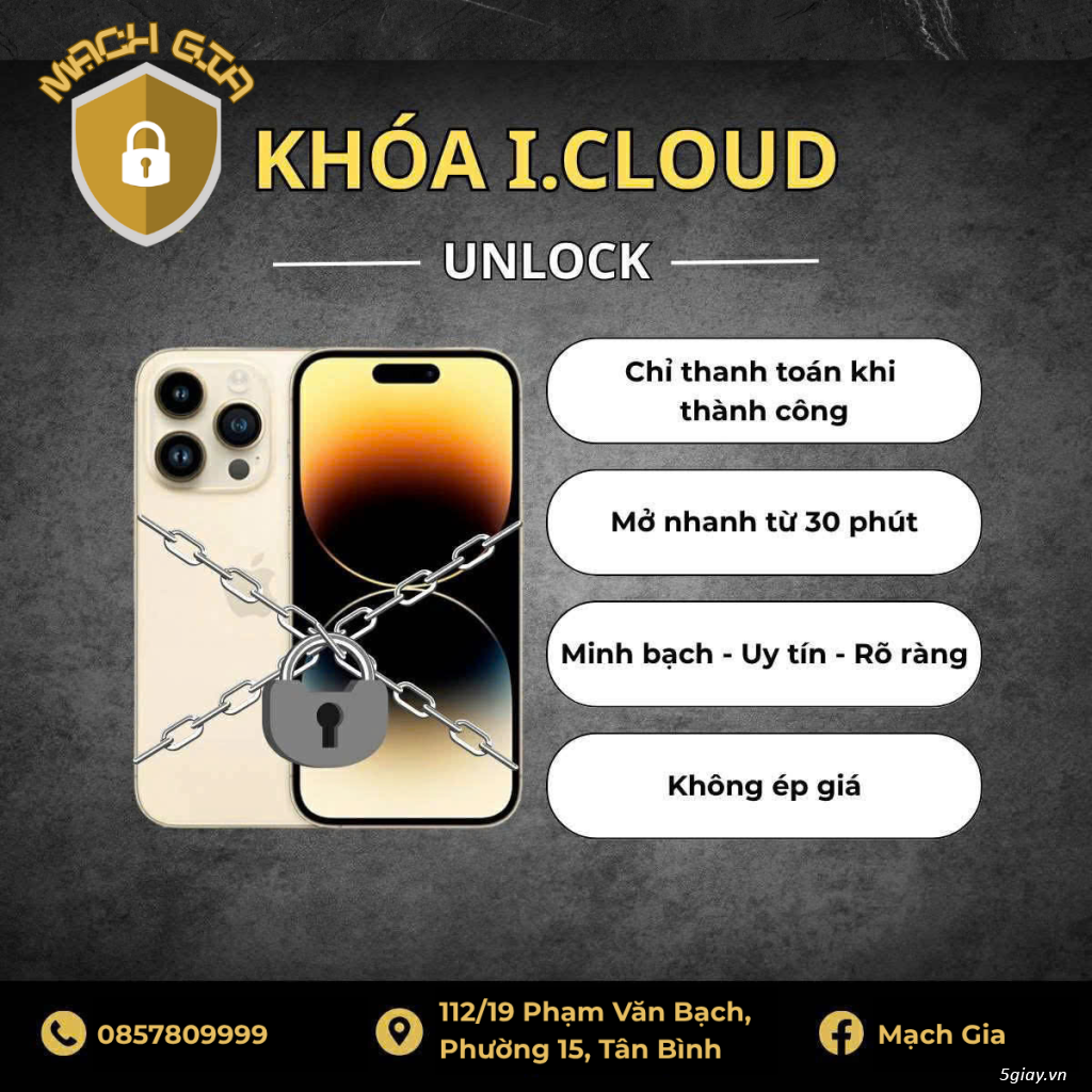 mở khóa icloud tại tp hcm 0857809999 - 15