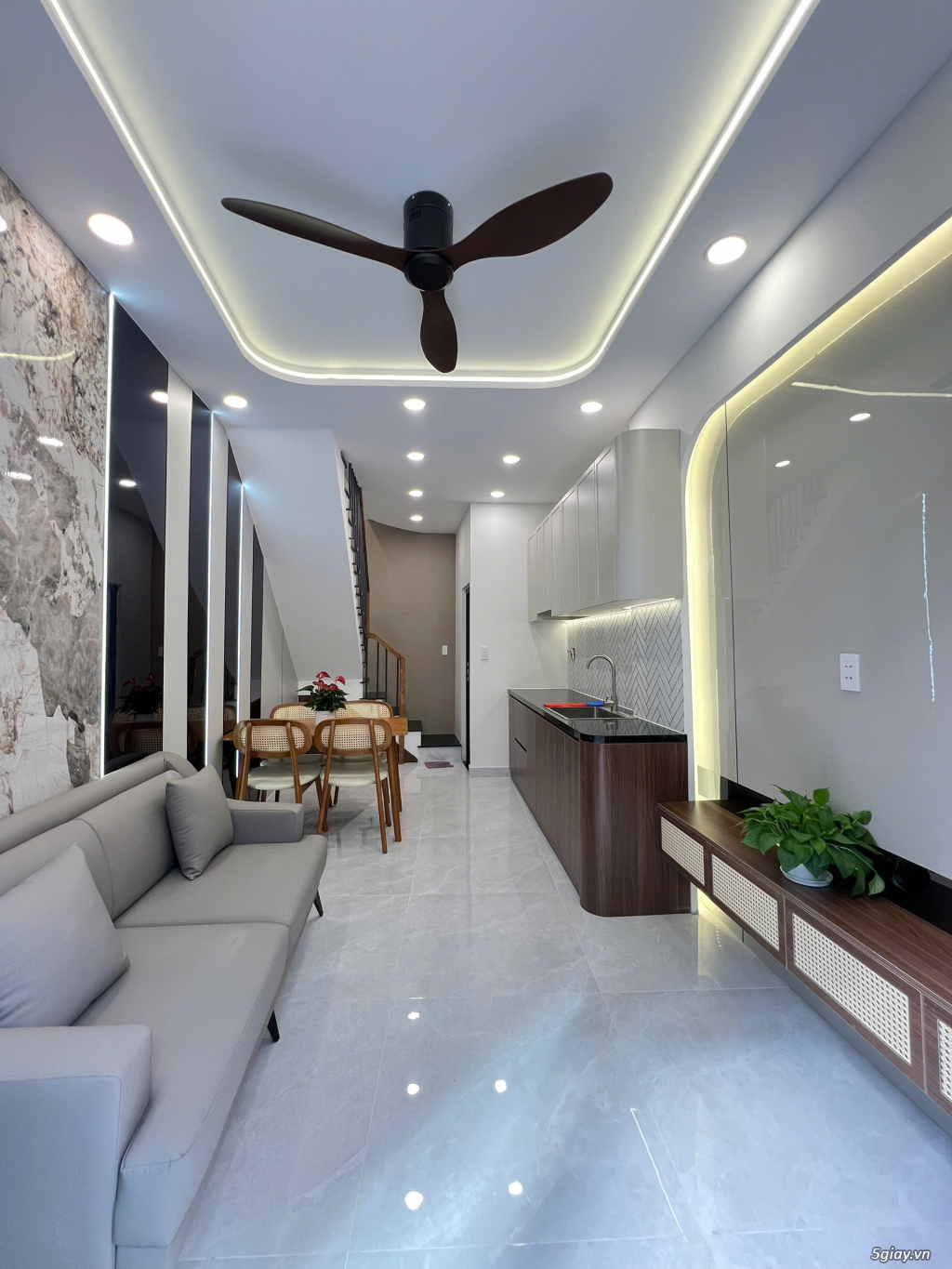 Bán nhà hẻm 67/36 Bùi Văn Ba quận 7 mới xây nội thất cao cấp - 3