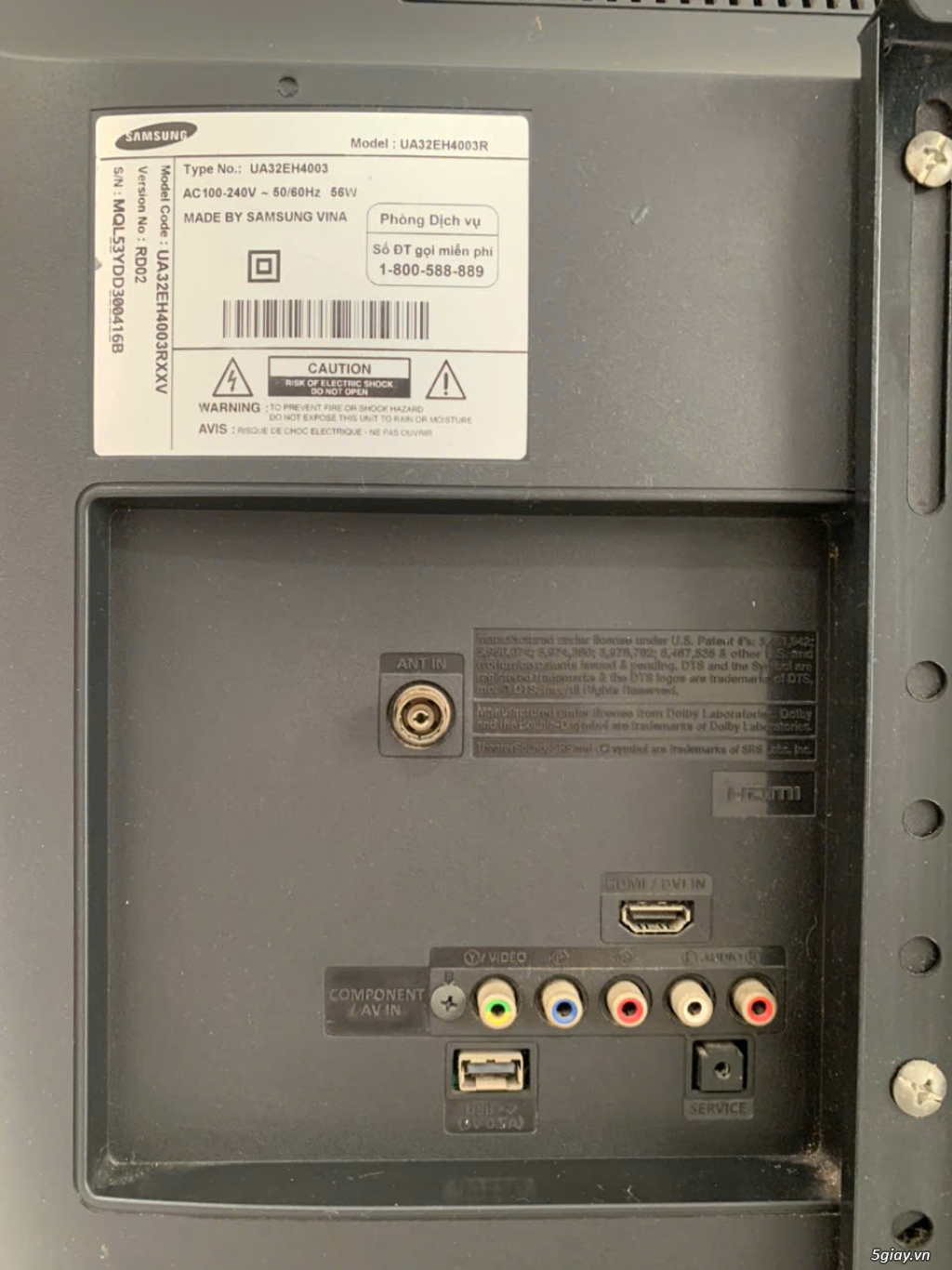 Tivi Led Samsung 32 inch UA32FH4003 nguyên zin, còn mới đẹp giá mềm - 2