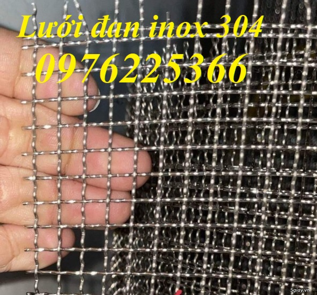 Lưới đan inox 304 ô 5x5x1mm - 3