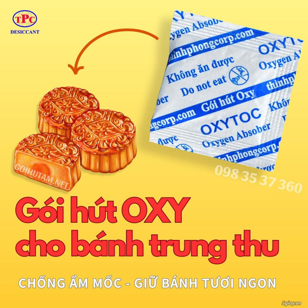 Gói hút oxytoc nhỏ gọn - hiệu quả cao cho bánh Trung Thu - 1