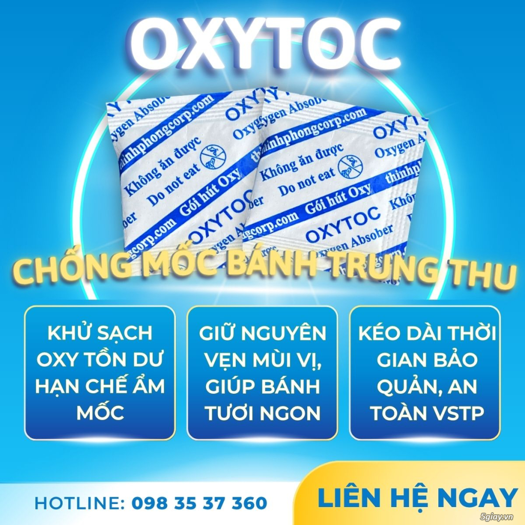 Gói hút oxytoc nhỏ gọn - hiệu quả cao cho bánh Trung Thu - 2