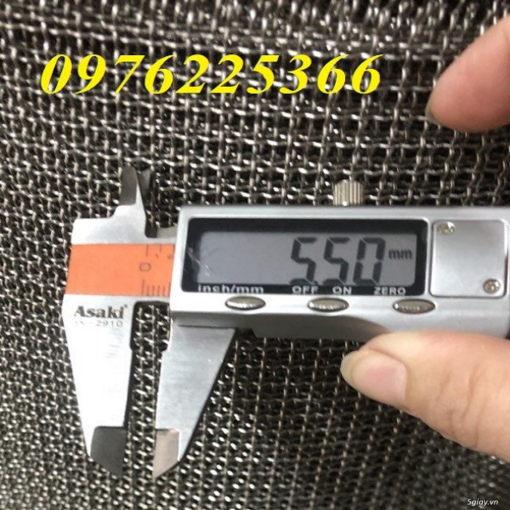 Lưới đan inox 304 ô 5x5x1mm