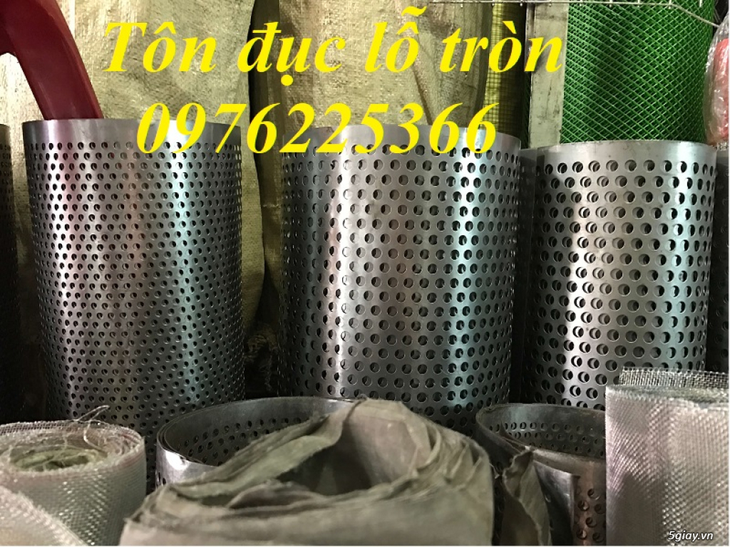 Lưới thép đột lỗ dày 0.4ly, 0.5ly, 0.7ly hàng cuộn - 3