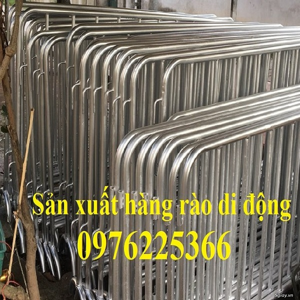 Cung cấp hàng rào chắn di động, hàng rào sắt di động giá rẻ - 3
