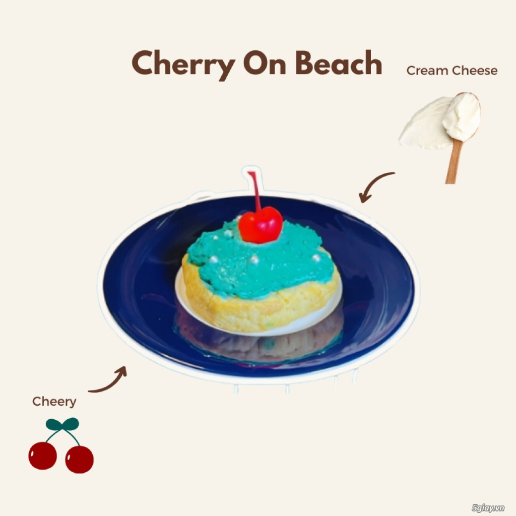 Cherry on Beach Cookie