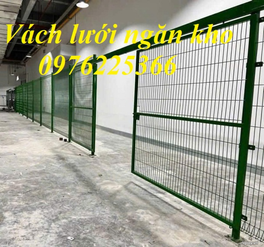 Sản xuất vách lưới thép ngăn kho D4, D5, D6