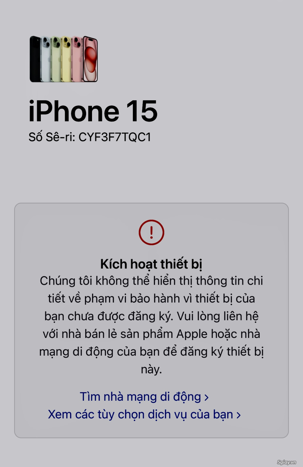 15 128g Blue VN Mới 100% Chưa Active ! - 4
