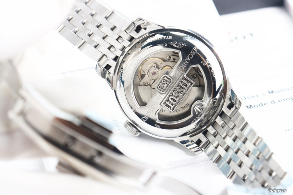 ĐH Nam : Tissot Le Locle Automatic Mặt Trắng - Size 39,3mm - fullbox - 4