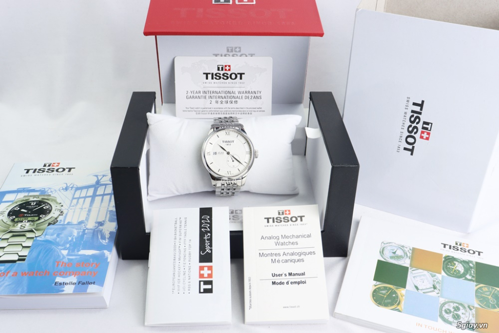 ĐH Nam : Tissot Le Locle Automatic Mặt Trắng - Size 39,3mm - fullbox - 10