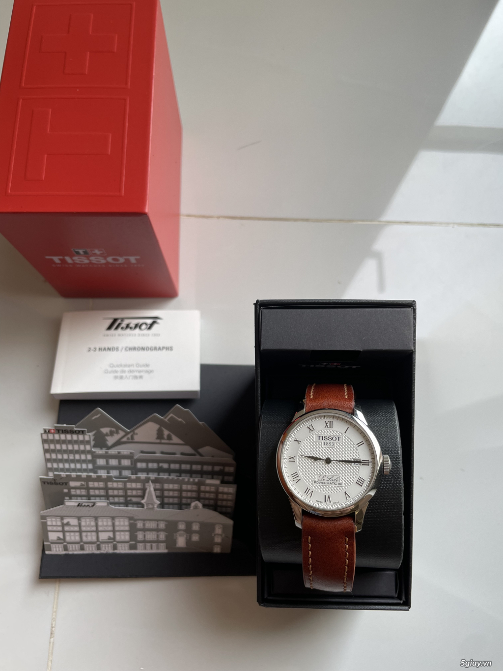 Cần bán: ĐH Nam Tissot Le Locle Powermatic 80 Dây Da - Size 39.3mm