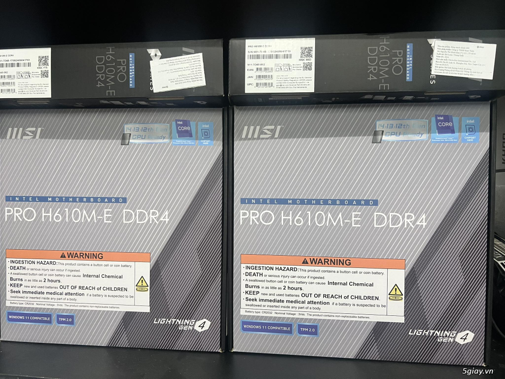 MAIN MSI PRO H610M-E DDR4 new fullbox chính hãng - 1