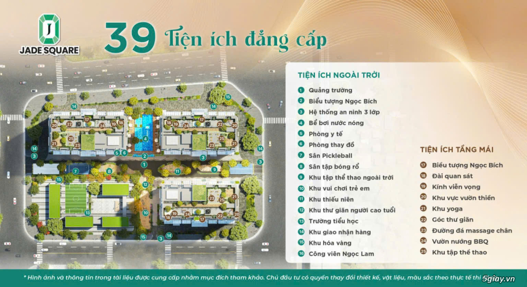 10 Suất Ngoại Giao từ dự án Jade Square Tây Hồ Tây Vốn chỉ cần 15% lời - 3