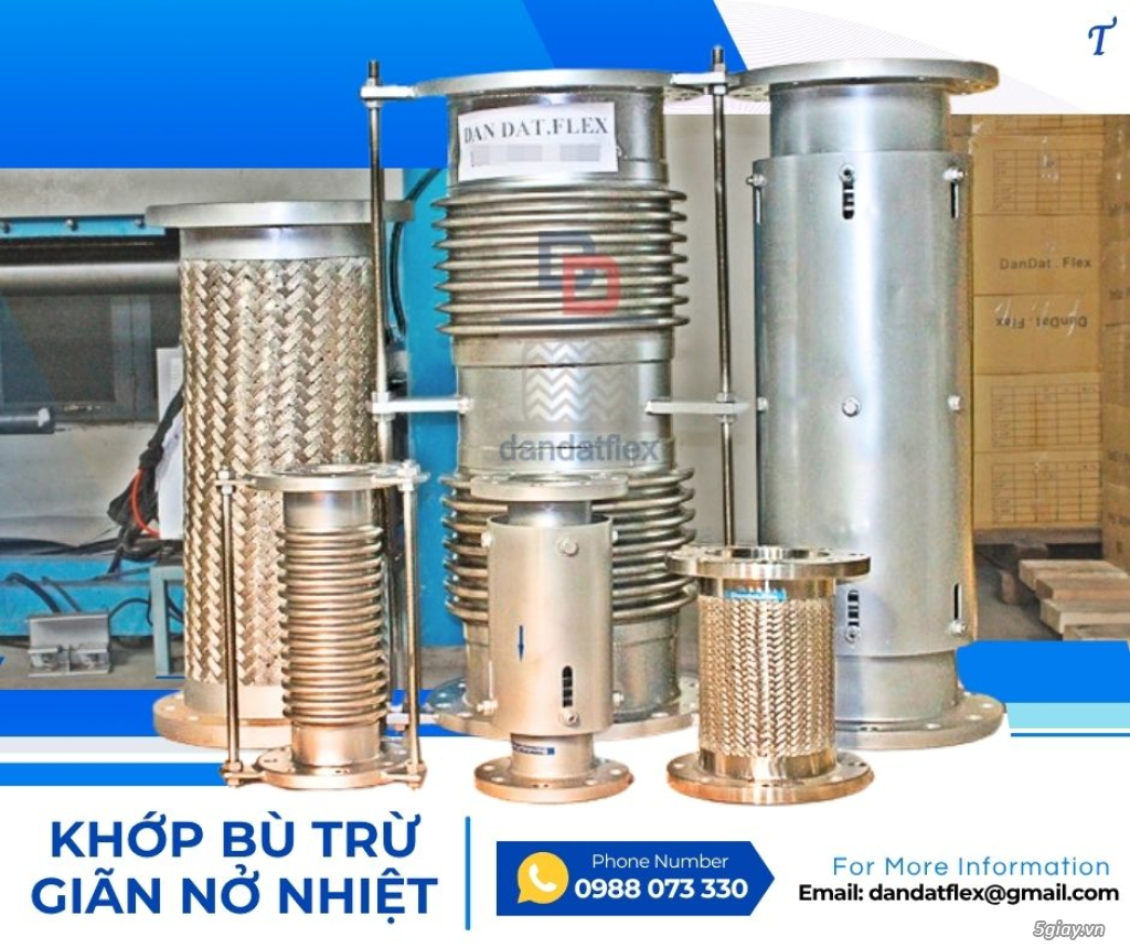 Khớp Giãn Nở Nhiệt/ Ống Bù Trừ Giãn Nở/ Ống Giãn Nở Kim Loại/ Khớp nối giãn nở inox pasty - 2