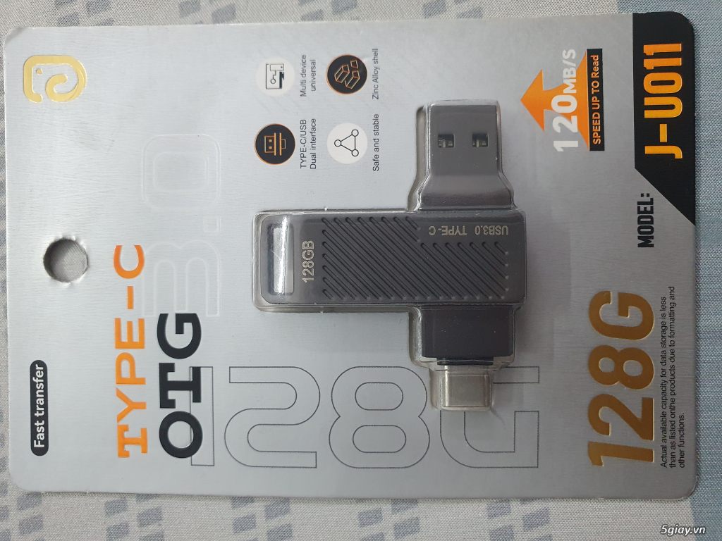USB OTG Type C 128G J-U011
