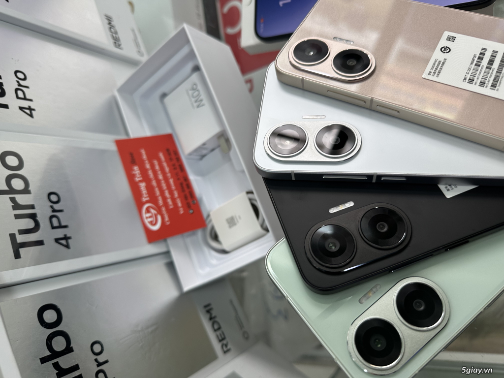 Xiaomi Turbo 4 Pro Ram 16/256g & 12/256g fullbox keng, có trả góp - 1