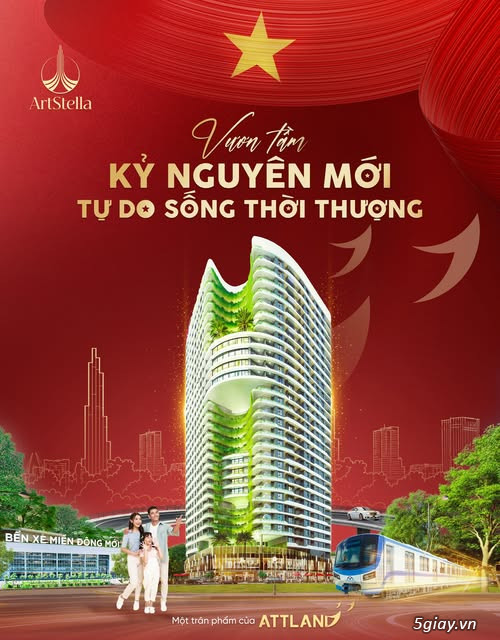 Căn Hộ ARTSTELLA Ngay Metro số 1, giá giai đoạn đầu chỉ 38.5tr/m2